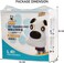 40Pcs Pet training pads with 6 Highly absorbent layers, Leak-proof design, Tear-resistant, and Odor control, Disposable dog training pads for Large dogs, Easy cleanup, 60 cm (White)