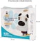 25Pcs Pet training pads with 6 Highly absorbent layers, Leak-proof design, Tear-resistant, and Odor control, Disposable dog training pads for All-sized dogs, Easy cleanup, 90 cm (White)