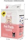 40Pcs Pet pads with Leak-proof design, 5 Highly absorbent layers, Tear-resistant, and Odor control, Disposable dog training pads for Large breeds, Comfortable &amp; Secure 60 cm (White)