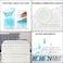 40Pcs Pet pads with Leak-proof design, 5 Highly absorbent layers, Tear-resistant, and Odor control, Disposable dog training pads for Large breeds, Comfortable &amp; Secure 60 cm (White)