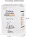 100Pcs Thickened bamboo charcoal pet urine pads with 5 Highly absorbent layers, Leak-proof design, Tear-resistant, and Odor control, Carbon fiber pet diaper for Small breeds 45 cm (Black)