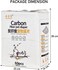 50Pcs Thickened bamboo charcoal pet urine pads with 5 Highly absorbent layers, Leak-proof design, Tear-resistant, and Odor control, Carbon fiber pet diaper for Medium breeds 60 cm (Black)