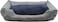 Dog bed with Removable pillow, Raised edge, and Non-slip bottom, Rectangular dog bed for Large-sized dogs, Warm &amp; Comfortable nest for indoor use, Machine washable, 90 cm (Beige)