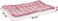 Soft pet blanket for cats &amp; small dogs, Reversible fleece dog blanket with Cute star patterns, Sherpa fleece blanket, and Durable polyester fiber, Warm winter pet bed mat, 50 cm (Pink)