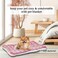 Soft pet blanket for cats &amp; small dogs, Reversible fleece dog blanket with Cute star patterns, Sherpa fleece blanket, and Durable polyester fiber, Warm winter pet bed mat, 50 cm (Pink)