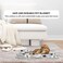 Soft pet blanket for small to medium breeds, Reversible fleece dog blanket with Cartoon print design, Sherpa fleece blanket, and Durable polyester fiber, Warm winter pet bed mat, 58 cm (Grey)