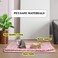 Large dog blanket with Cute star pattern, Sherpa fleece blanket, and Durable polyester fiber, Comfortable dog bed for medium to large breeds, Warm winter pet bed mat, 100 cm (Pink)