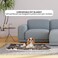 Large dog blanket with Cartoon print design, Sherpa fleece blanket, and Durable polyester fiber, Comfortable dog bed for medium to large breeds, Warm winter pet bed mat, 100 cm (Chocolate)