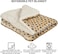 Large dog blanket with Cute star pattern, Sherpa fleece blanket, and Durable polyester fiber, Comfortable dog bed for medium to large breeds, Warm winter pet bed mat, 100 cm (Yellow)