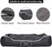Dog bed with Water -resistant material, Removable cushion, Raised edge, and Non-slip bottom, Durable Nylon &amp; Polypropylene pet bed for small to medium breeds, All-season use, 95 cm (Black)