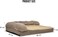 Memory foam dog bed for small to medium dogs, Orthopedic pet bed with Supportive bolster sides, Removable washable cover, and Non-skid bottom, Ideal for all seasons, 60 cm (Khaki)