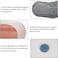 Semi-enclosed Donut cat bed with Durable PP plastic, Removable cushion, and Non-slip bottom, Foldable &amp; Detachable pet shelter for Indoor/Outdoor use, Easy to assemble, 50 cm (Pink)