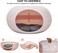 Semi-enclosed Donut cat bed with Durable PP plastic, Removable cushion, and Non-slip bottom, Foldable &amp; Detachable pet shelter for Indoor/Outdoor use, Easy to assemble, 50 cm (Pink)