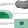 Semi-enclosed Donut cat bed with Durable PP plastic, Removable cushion, and Non-slip bottom, Foldable &amp; Detachable pet shelter for Indoor/Outdoor use, Easy to assemble, 50 cm (Green)
