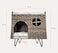 Handwoven rattan pet bed for Indoor cats, Dual-layer enclosed cat house with Soft plush cushions, Sturdy metal legs, and Anti-slip base, Breathable cozy hideaway, (52 cm)