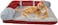 Memory foam dog bed for small to medium breeds, Orthopedic pet bed with Supportive bolster sides, Removable washable cover, and Non-skid bottom, Ideal for all seasons, 60 cm (Red)