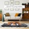 Extra large plush dog bed with Faux fur plush fabric, Foldable design, and Non-slip bottom, Comfortable rectangular pet mat for medium to large dogs, Machine washable, 120 cm (Grey)