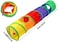Rainbow cat tunnel with Dangling ball and Durable polyester materials, Interactive play &amp; Exercise toy for Small/Medium/Large cats, Collapsible cat tunnel for indoor/outdoor use (120 cm)