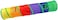 Rainbow cat tunnel with Dangling ball and Durable polyester materials, Interactive play &amp; Exercise toy for Small/Medium/Large cats, Collapsible cat tunnel for indoor/outdoor use (120 cm)