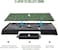 Artificial grass dog potty training mat with Grid design and Slide-out tray, 3-layer leak-proof washable grass dog poop training mat for All breeds, Suitable for indoor/outdoor use, 64 cm (Green)