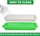 Dog potty training toilet, Plastic pee pad holder with Grid and Detachable design, Reusable dog potty trainer for small-sized dogs, Indoor/Outdoor use, Easy to clean, 33 cm (Green)
