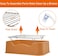Dog potty tray with Removable stainless steel grid, Litter scoop, and Anti-slip bottom, Durable plastic dog potty tray for small to medium dogs, Ideal for indoor/outdoor use, 52 cm (Orange)