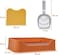 Dog toilet for small to medium breeds, Durable plastic dog potty trainer with Wall guard, Removable stainless steel grid, Litter scoop, and Anti-slip pads, Easy to clean, 52 cm (Orange)