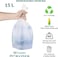 50 Counts Biodegradable trash bags for Living room, Office, Bathroom, and Kitchen use, Disposable waste bags with 15L Large capacity, Leak-proof design, and Break-point design 2 Pcs (White)
