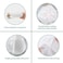 50 Counts Biodegradable trash bags for Living room, Office, Bathroom, and Kitchen use, Disposable waste bags with 15L Large capacity, Leak-proof design, and Break-point design 2 Pcs (White)