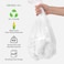 5Pcs Biodegradable trash bags with Leak-proof design and Break-point design, 15L large capacity multi-purpose disposable garbage bags for Bathroom, Office, and Kitchen (100 Count)