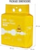 Disposable cotton facial cleansing towels with Wall-mounted design and Pull-out design, Thickened makeup remover facial tissue, Suitable for Sensitive skin, Home &amp; Beauty salon use, 20 cm (Yellow)