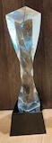 Stylish Crystal Trophy Award, Height about 28cm