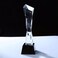 Stylish Crystal Trophy Award, Height about 28cm