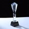 Stylish Crystal Trophy Award, Height about 28cm