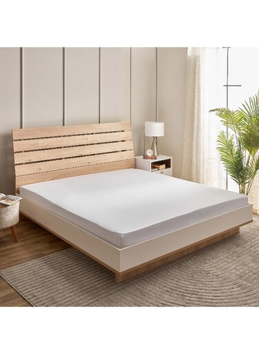 Box White Fitted Sheet for Super King Bed