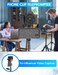 ULANZI MT-63 Mini Phone Tripod 57 Portable Foldable Aluminum Alloy Extendable Camera Tripod with 2 in 1 Phone Clip 360&deg; Ball Head Travel Lightweight Tripod for iPhone DSLR Camera Max Load 5KG 11LBS