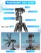 ULANZI MT-63 Mini Phone Tripod 57 Portable Foldable Aluminum Alloy Extendable Camera Tripod with 2 in 1 Phone Clip 360&deg; Ball Head Travel Lightweight Tripod for iPhone DSLR Camera Max Load 5KG 11LBS