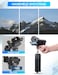 ULANZI MT-63 Mini Phone Tripod 57 Portable Foldable Aluminum Alloy Extendable Camera Tripod with 2 in 1 Phone Clip 360&deg; Ball Head Travel Lightweight Tripod for iPhone DSLR Camera Max Load 5KG 11LBS