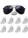 Senbos Glasses Holder, 8pcs Glasses Spectacle Holder Hooks, Nose Shaped Eyeglass Stand Hook for Desk/Wall/Door Decorative Accessories