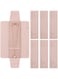 Azonee Necklace Pouch Travel Jewelry Organizer Bridesmaid Gifts for Wedding Necklace Case Microfiber Jewelry Pouch Necklace Storage Bag for Women, Pink 6 Pcs