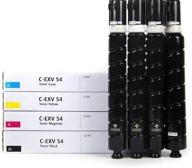 Compatible Can CEXV54 Toner Cartridge for Use Canon in Image Runner - IR Adv C3025 C3125 C3226 (Black Cyan Yellow Magenta)