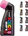 POSCA - Uni Mitsubishi Pencil - MOP'R Marker - Round Tip XXL 3-19 mm - Ergonomic Shape, Semi-Rigid Body - Water-Based Paint Marker - All Holder - Pink