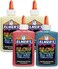 Elmer's Glow-in-the-Dark Liquid Glue, Great For Making Slime, Washable, Assorted Colors, 5 Ounces Each, 4 Count
