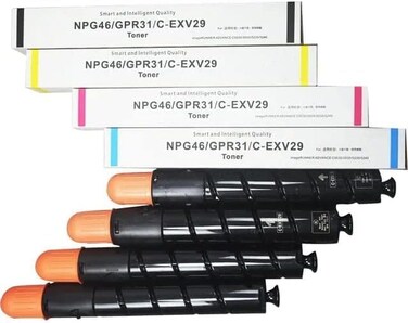 C-EXV29 / NPG46 / GPR31 Premium Quality Toner Cartridges for IR Advance C5030 C5035 C5235 C5240 (Black Cyan Yellow Magenta)