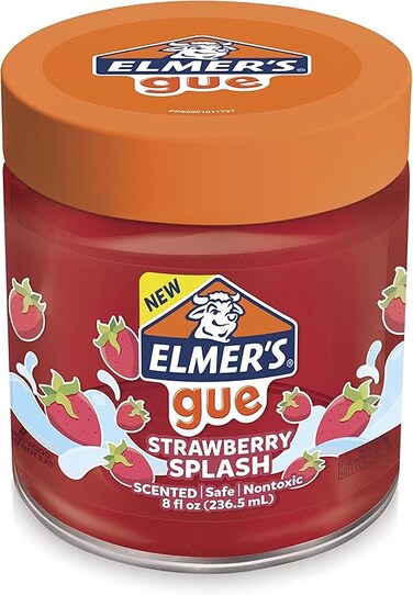 ELMER'S &lrm;2110574 Elmer's Strawberry Splash Premade Gue Jar 236.5ML
