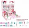 Large 4 Floor Castle Dollhouse Playset with 14 Rooms, Furniture &amp; Accessories princess Pretend Play House for Kids