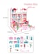 Large 4 Floor Castle Dollhouse Playset with 14 Rooms, Furniture &amp; Accessories princess Pretend Play House for Kids