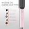 TYMO HC100 Hair Straightener Brush with Built-in Comb, 5 Temp Settings Pink