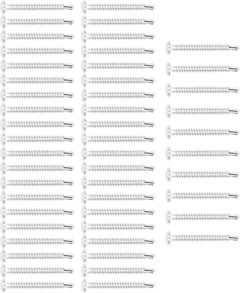 AL ARQAM 250PCS Self Drilling Screws 304 Stainless Steel Round Head Drill Screw Replacement 8X3