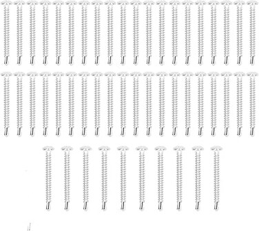 AL ARQAM 250PCS Self Drilling Screws 304 Stainless Steel Round Head Drill Screw Replacement 8X3